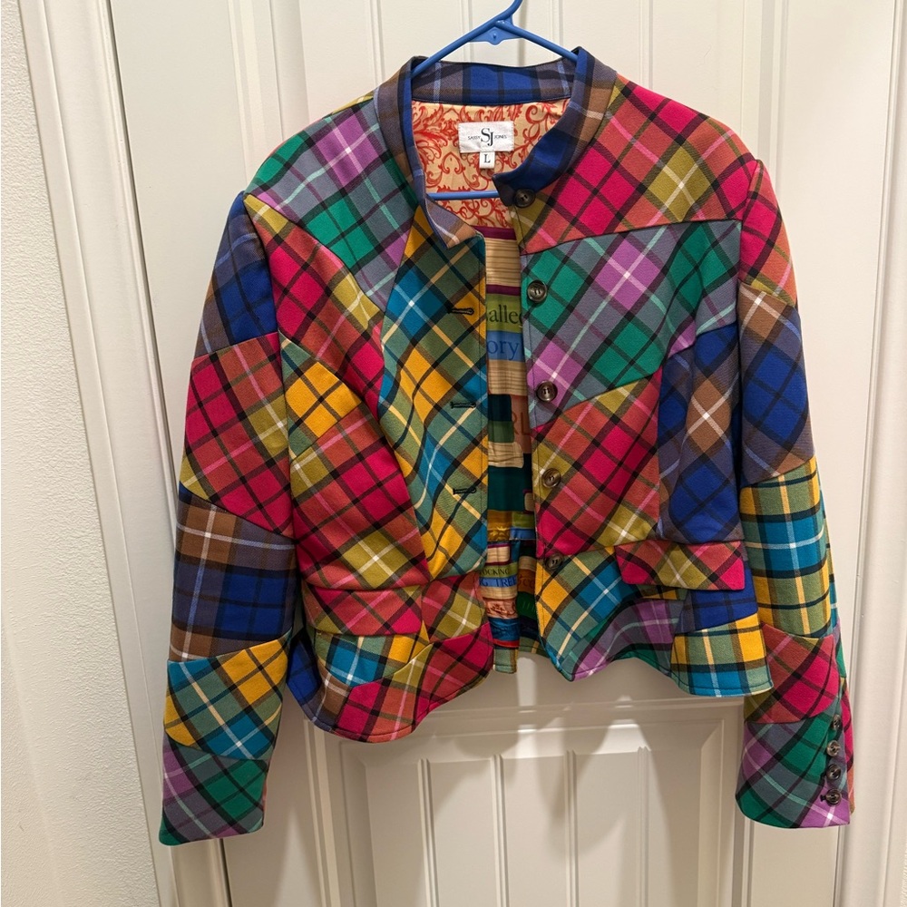Sassy Jones Patchwork Colorful Jacket - Picture 2 of 2